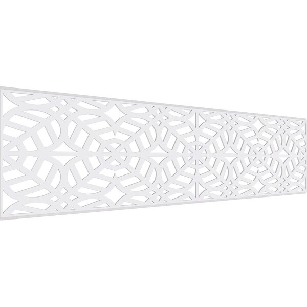 Ekena Millwork Set of Four Panels for 94 1/2"W x 24 1/4"H Garland Fretwork Wainscot Wall Paneling WPKP12X01X47GRD - main